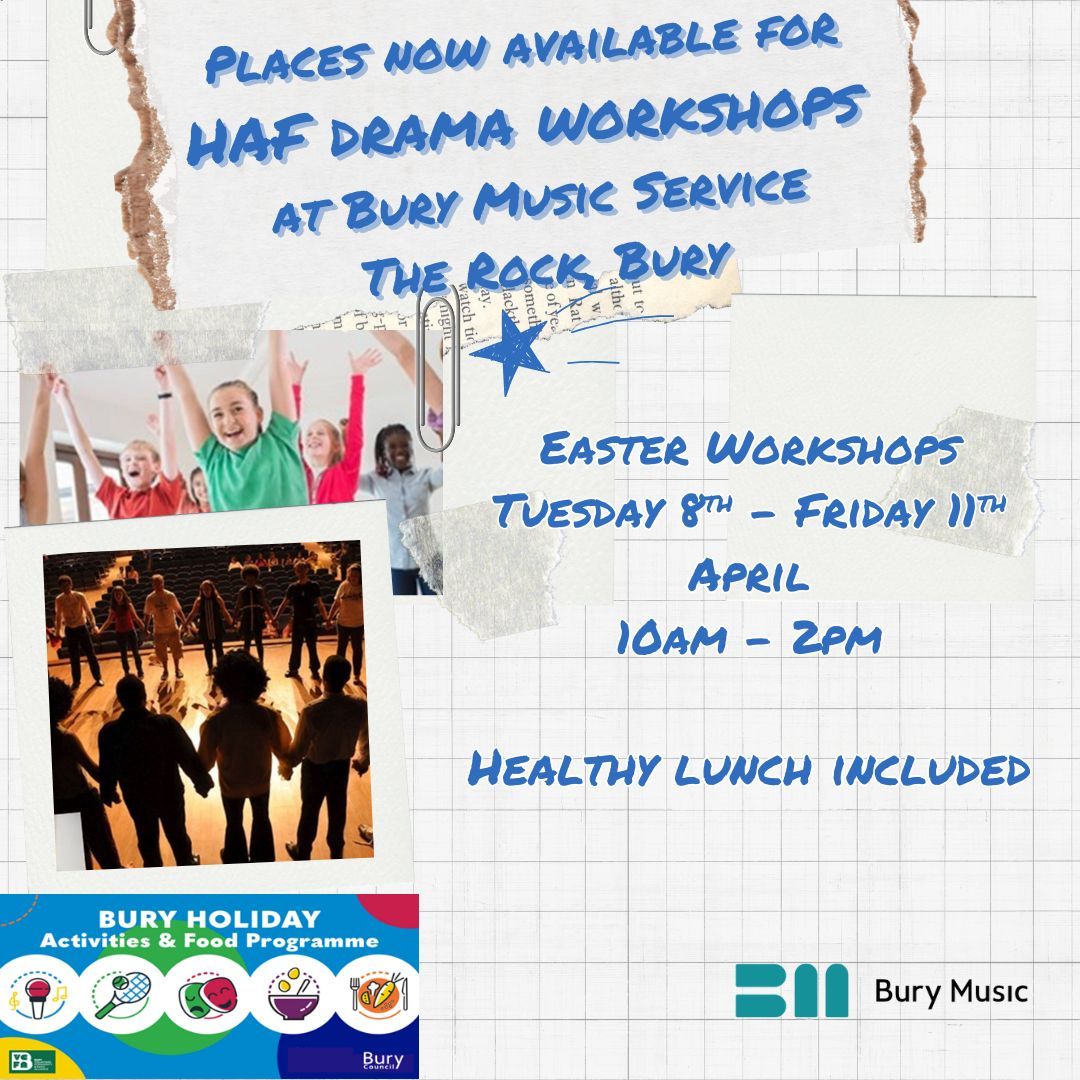 The Holiday Activities and Food (HAF) programme offers free, fun activities and nutritious meals during school holidays. Free to children who are eligible for benefit related free school meals.

To sign up visit buff.ly/wdfpjpQ 

@burycouncil
 #HAF2025 #BURYHAF2025