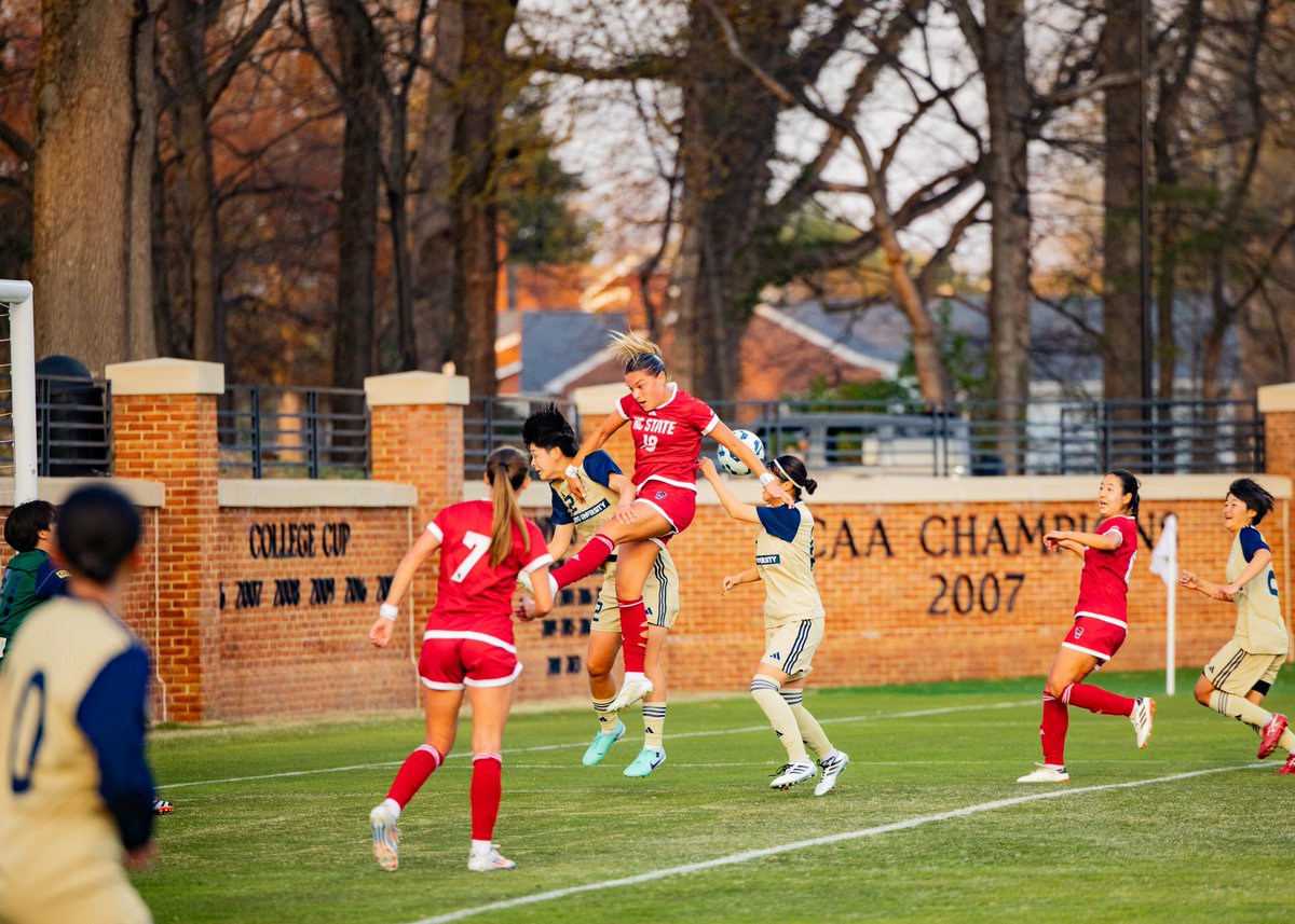 Finished our spring season against the University of Toyo.

Up next: Fall season!

#PackWSOC | #GoPack