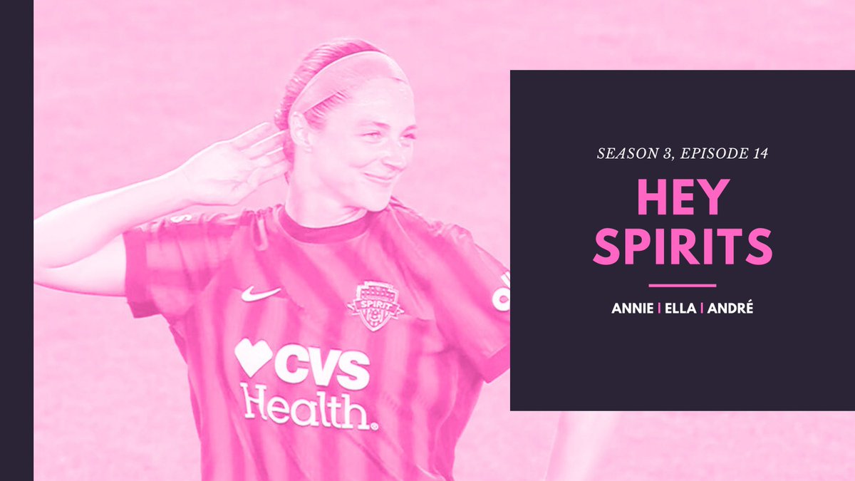 🌸NEW POD🌸

Annie, Ella &amp; André review an extreme tale of two halves that ended in a 2-0 Spirit dub anyway! We discuss Hatch’s brace, Rodman’s first start in 2025, and go deep on that iconic celly.

🟢 open.spotify.com/episode/5AM83k…
🍎 podcasts.apple.com/us/podcast/hey… #nwsl #washingtonspirit