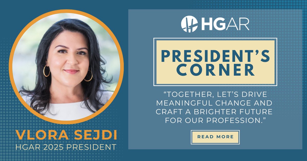 In this month’s President’s Corner, HGAR President Vlora Sejdi explores the high-stakes risks of a real estate industry without the Three-Way Agreement and why its protection is critical for our future.
Read more: loom.ly/a4NO8dU
#realestate #realtors #advocacy