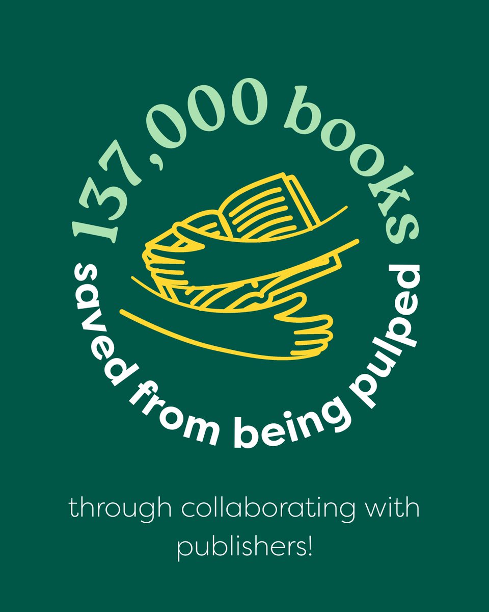 Our Impact Report is here! 📚🌍 

Together, we rehomed over 31 million books! That’s 31 million stories, adventures, and ideas kept in circulation, thanks to YOU! 🌱

Read our full report here: worldofbooks.com/en-gb/pages/im…

#worldofbooks #impact #prelovedbooks #bookstagram #secondhand