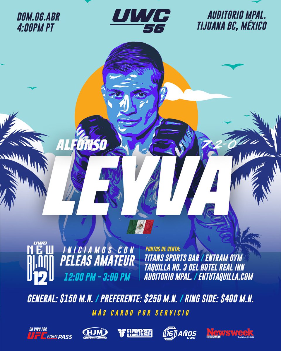 EL OLIMPICO Alfonso Leyva esta listo para #UWC56 EXCLUSIVO POR <a href="/UFCFightPass/">UFC FIGHT PASS</a>