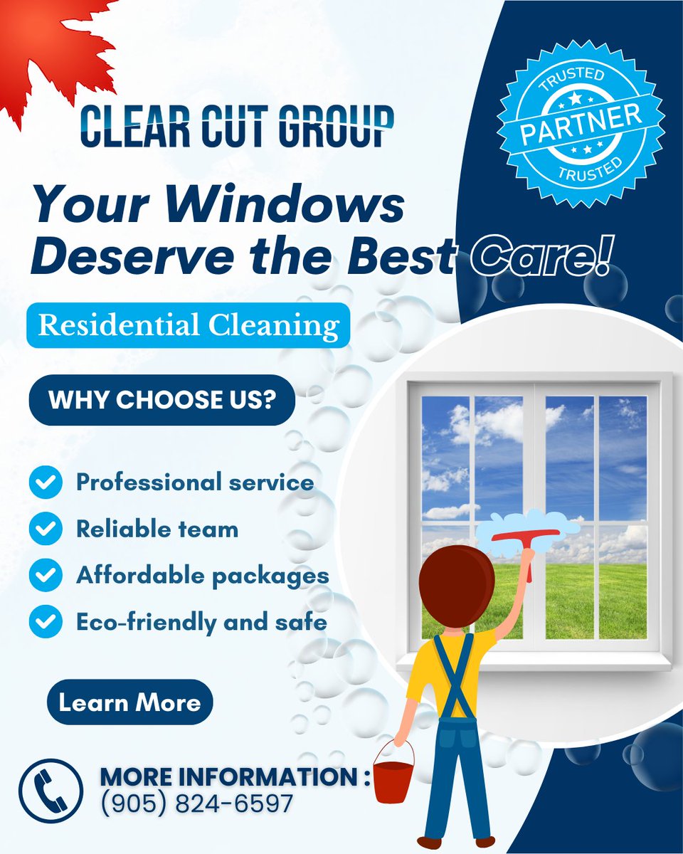 Clearcutgroup's tweet image. ✨ Let the sunshine in with spotless windows! ✨

#WindowCleaning #CrystalClear #ShinyWindows #HomeMaintenance #ProfessionalCleaning #EcoFriendlyCleaning #ClearCutGroup #CleaningExperts #ResidentialCleaning #SpotlessViews