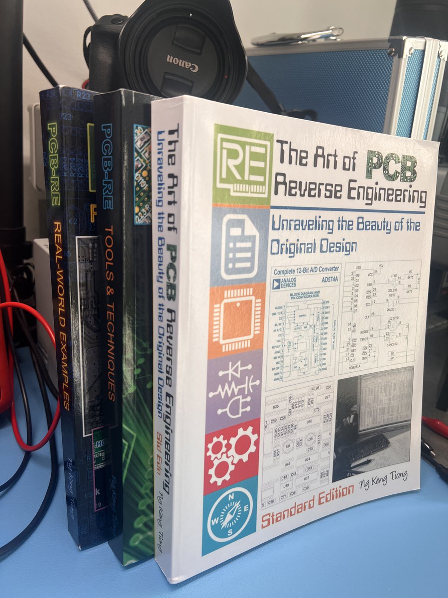 MehdiHacks's tweet photo. "The Art of PCB Reverse Engineering"

A series of 3 books from Ng Keng Tiong https://t.co/83g4kuJA0B