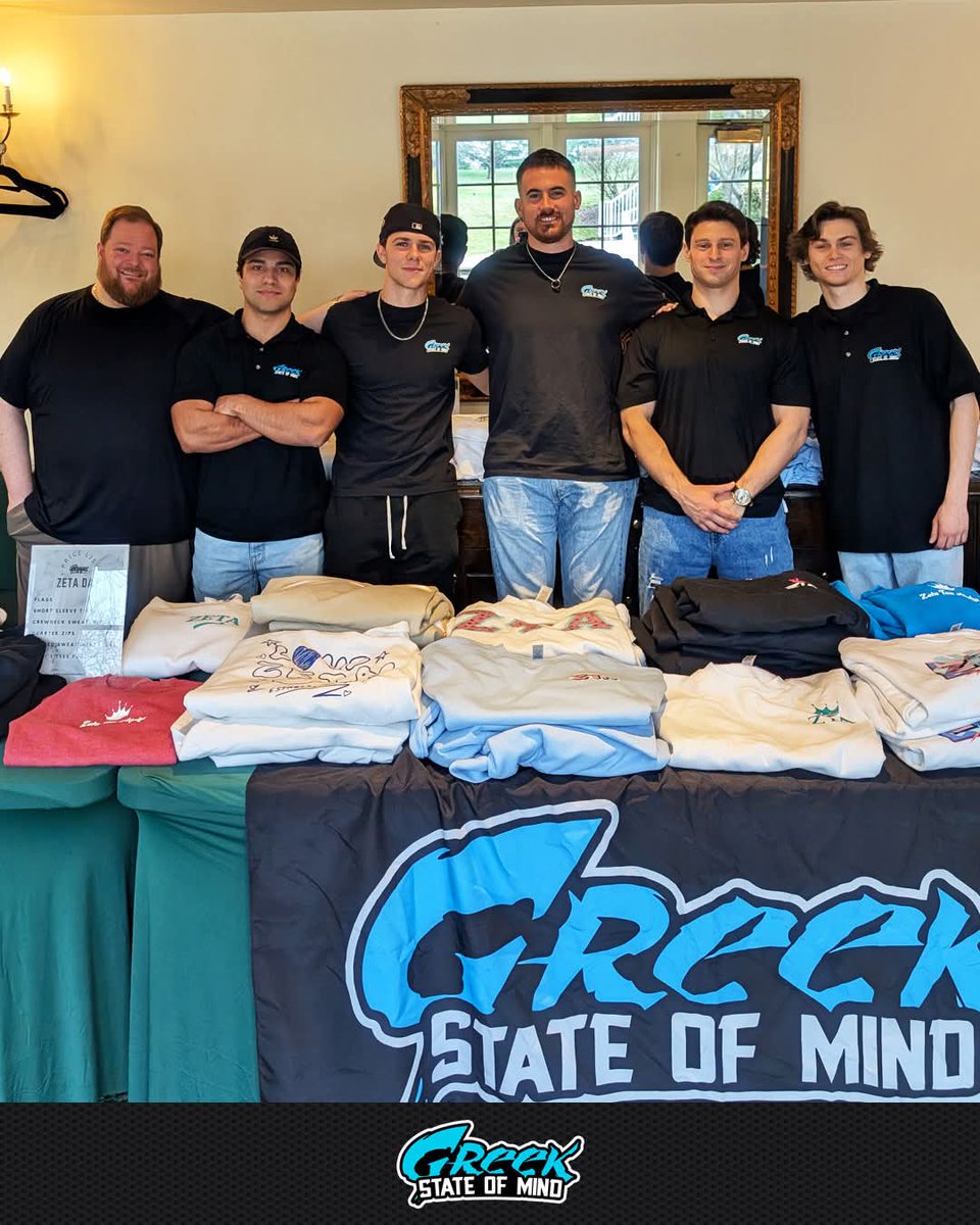 Had a great time with the experienced <a href="/GSOMapparel/">Greek State of Mind</a> team at <a href="/ZTAFraternity/">Zeta Tau Alpha</a>'s NJ/NY Zeta Day over the weekend. Thanks for having us!

#ZTA #ZTAFraternity #ZetaDay #ZetaDay2025 #NJNYZetaDay #SororityApparel #GreekStateofMind #GSOM #GSOMApparel