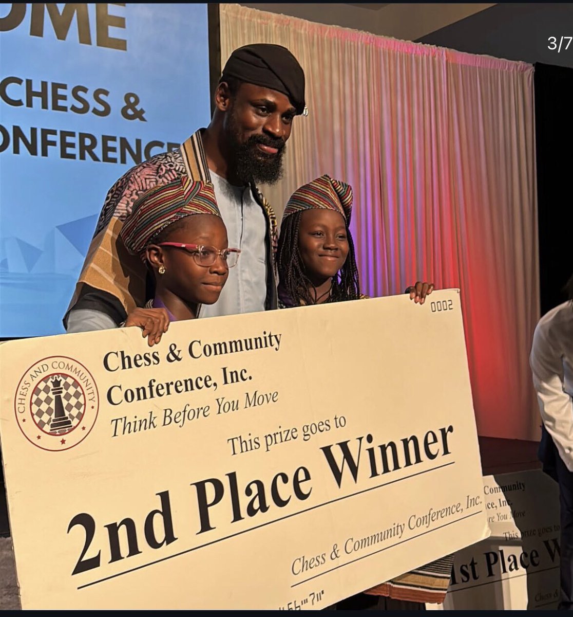 Once again, I have contributed to my team’s success, helping us secure second place in the Chess and Community Conference Tournament, after playing 4 games without losing.Notably, I am a USCF-rated player and recently made the list of the top 100 chess players in my category for