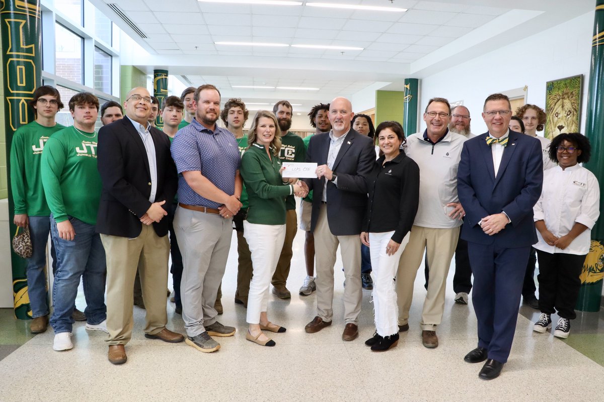 We want to thank our friends at Cutalong for their continued support of our Career &amp; Technical Education programs! 🦁 Their most recent donation will help our students develop their skills and be even more prepared to lead the way in the workforce! 💪