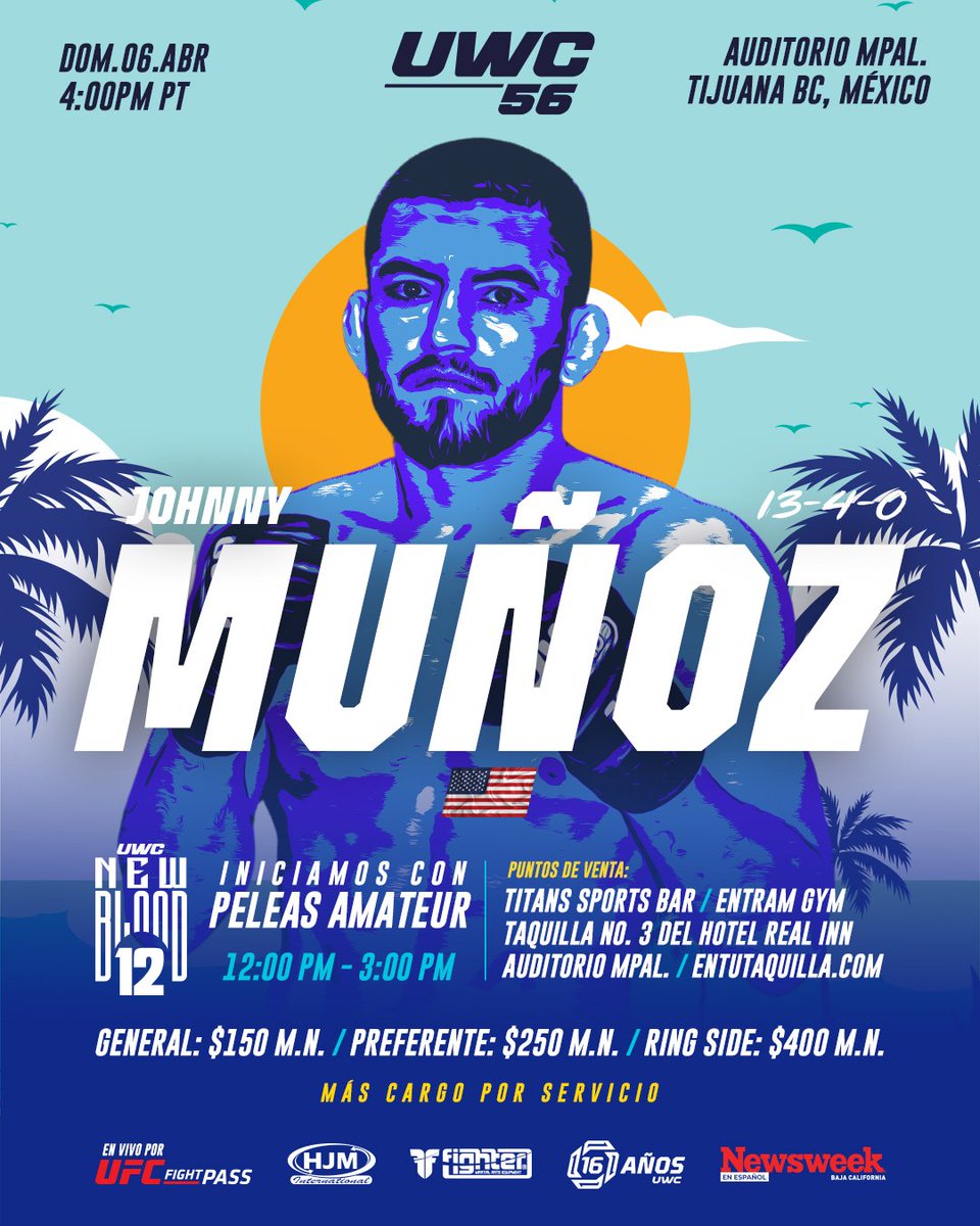 Johnny Muñoz listo para UWC56 
EXCLUSIVO POR <a href="/UFCFightPass/">UFC FIGHT PASS</a>