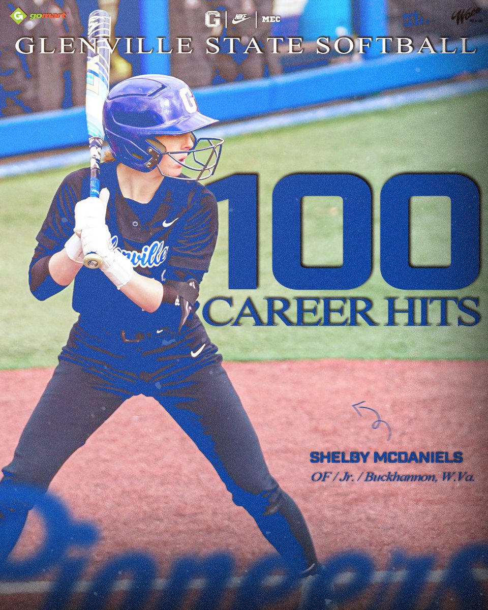 GSU_Softball_'s tweet photo. 𝐍𝐨. 𝟏𝟎𝟎!

Last weekend, Shelby McDaniels achieved 𝟏𝟎𝟎 career hits in a Pioneer uniform!

#GoPioneers | @shelbymc30 https://t.co/kUvlfBI5Rt