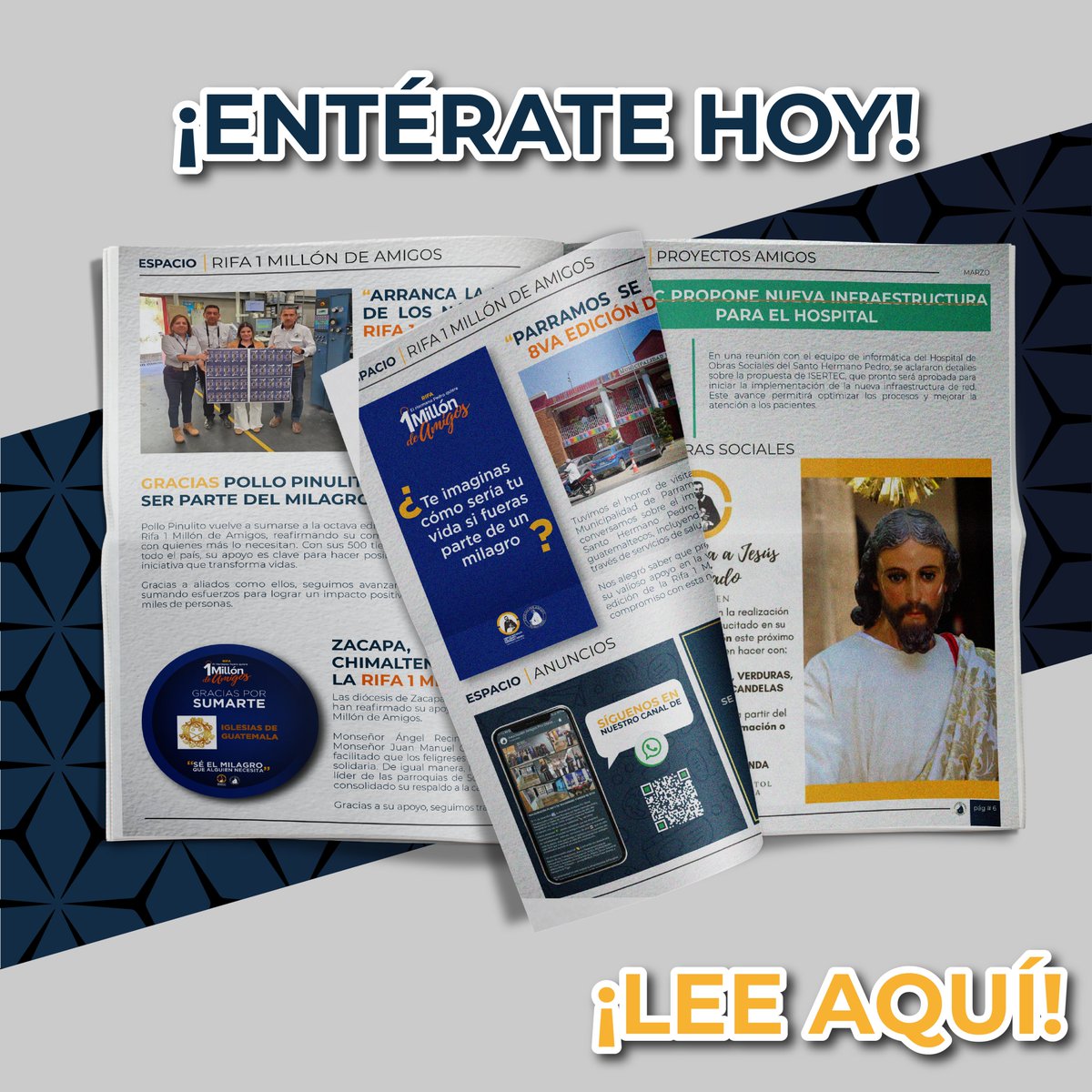 amigosproobras's tweet photo. 🗞Te invitamos a conocer sobre los proyectos, donaciones, amigos y más 📷en nuestra Edición #173 de AMIGOS NOTICIAS

https://t.co/BUMSsfTB95 https://t.co/RcnMN728N4