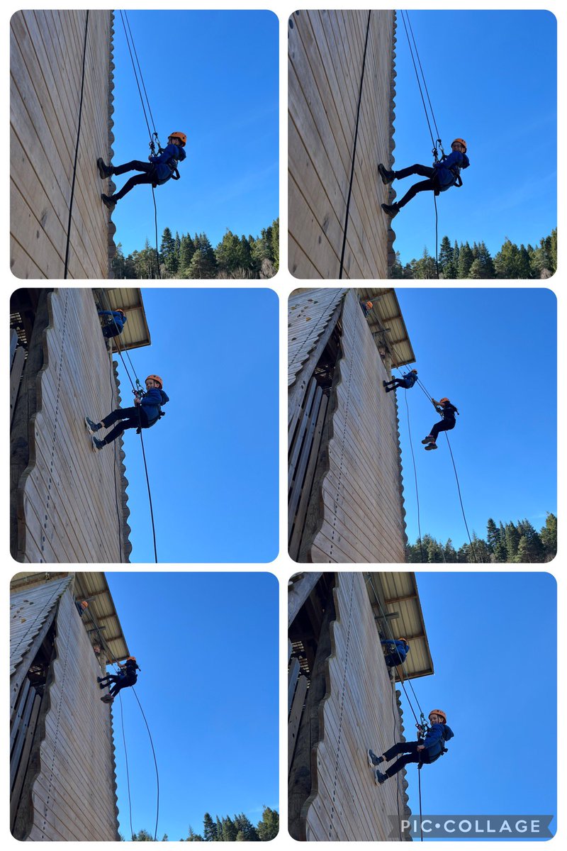 DeanburnPS_P7B's tweet photo. A fantastic afternoon abseiling. Everyone did brilliantly, a few of us even managing to overcome our fears and taking a leap of faith. @DeanburnPS_P7A #Dalguise #ConfidentIndividuals #Fun #SchoolCamp https://t.co/5x7rBaa1wR