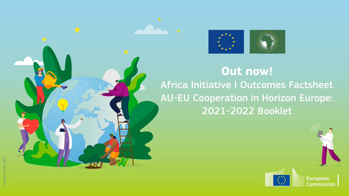 Horizon Europe🇪🇺 (@horizoneu) on Twitter photo We've published the factsheet on outcomes of the #HorizonEU #AfricaInitiative boosting EU-Africa cooperation in Research & Innovation! 🔗europa.eu/!YfYW7C
See our comment to learn more on Africa-🇪🇺collaborations, including also <a href="/EDCTP3/">Global Health EDCTP3</a> <a href="/ERC_Research/">European Research Council (ERC)</a> & <a href="/MSCActions/">Marie Skłodowska-Curie Actions</a> projects. We've published the factsheet on outcomes of the #HorizonEU #AfricaInitiative boosting EU-Africa cooperation in Research & Innovation! 🔗europa.eu/!YfYW7C
See our comment to learn more on Africa-🇪🇺collaborations, including also <a href="/EDCTP3/">Global Health EDCTP3</a> <a href="/ERC_Research/">European Research Council (ERC)</a> & <a href="/MSCActions/">Marie Skłodowska-Curie Actions</a> projects.