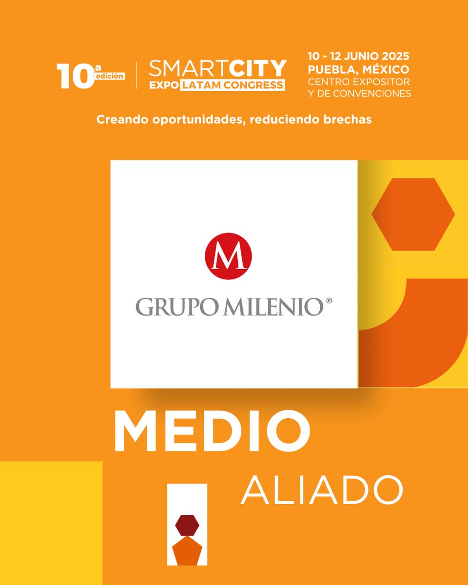 SmartCityLATAM's tweet image. Grupo MILENIO, presente en #SCELC 🌐

@Milenio  es un referente en información veraz y oportuna, impulsando la difusión de los avances y estrategias que definirán el futuro de nuestras ciudades.
MILENIO es una plataforma clave para la difusión de información de alto impacto,…