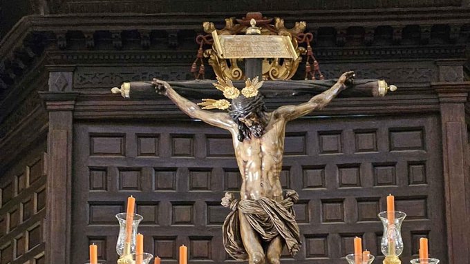 Recorrido 3D de la Hemandad del Amor en el Domingo de Ramos de la Semana Santa de Sevilla 2025