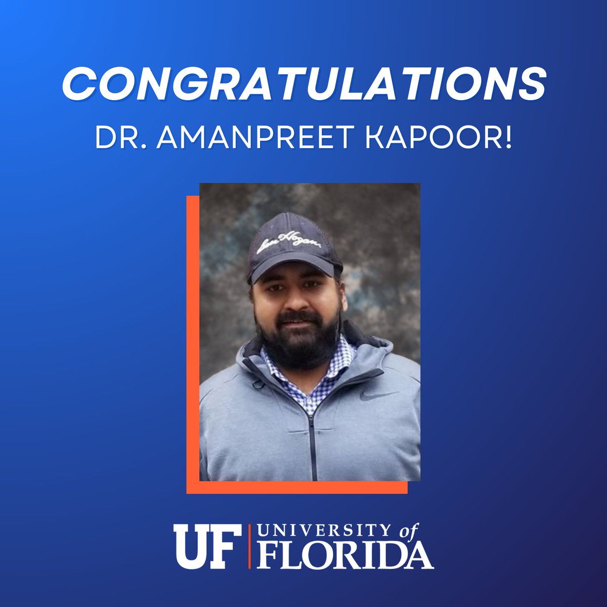 Engaging Learning Lab - University of Florida (@englearnlab_uf) on Twitter photo Please join the Engaging Learning Lab in congratulating Dr. Amanpreet Kapoor for his successful defense of his dissertation! <a href="/kapo_or/">Amanpreet Kapoor</a> <a href="/UFCISE/">UF Computer & Information Science & Engineering</a> Please join the Engaging Learning Lab in congratulating Dr. Amanpreet Kapoor for his successful defense of his dissertation! <a href="/kapo_or/">Amanpreet Kapoor</a> <a href="/UFCISE/">UF Computer & Information Science & Engineering</a>