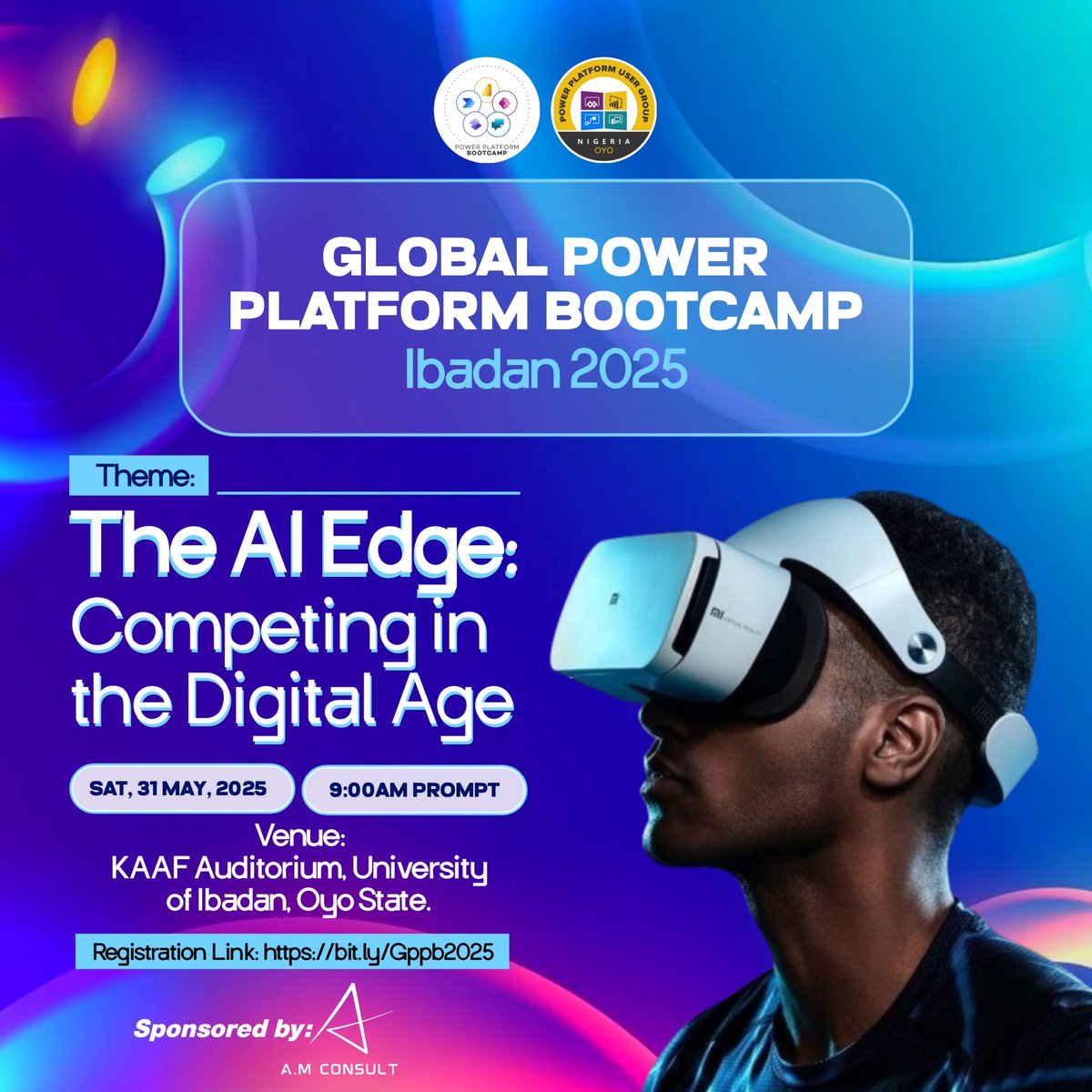 The Oyo State Power Platform is hosting another exciting Global Power Platform Bootcamp in Ibadan City. 

This is an in-person event.

If you'd like to speak at the event, register as a speaker here:

lnkd.in/dZb_YZ33

Register here:

bit.ly/GPPBIB2025

#Data #AI