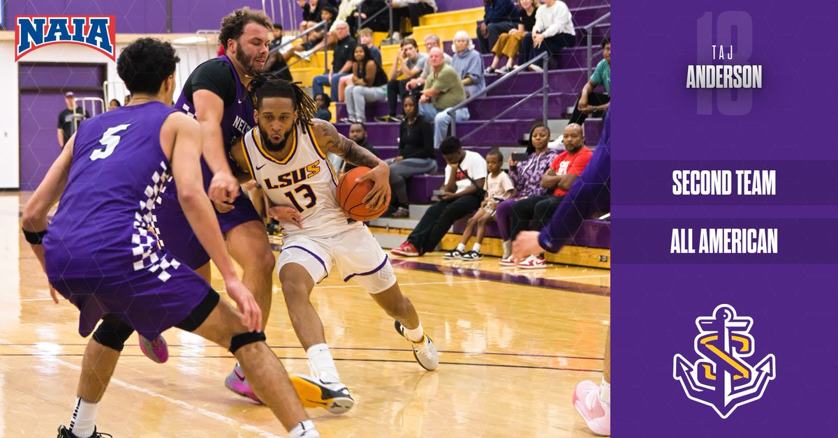 LSUS Athletics (@lsusathletics) on Twitter photo LSUS Guard Taj Anderson Named NAIA Second Team All-American
Read here: lsusathletics.com/sports/mbkb/20…
#GeauxPilots #AnchorUp
<a href="/KTBS_Sports/">KTBS Sports</a> <a href="/KtalSports/">KTAL Sports</a> <a href="/KSLASports/">KSLA News 12 Sports</a> LSUS Guard Taj Anderson Named NAIA Second Team All-American
Read here: lsusathletics.com/sports/mbkb/20…
#GeauxPilots #AnchorUp
<a href="/KTBS_Sports/">KTBS Sports</a> <a href="/KtalSports/">KTAL Sports</a> <a href="/KSLASports/">KSLA News 12 Sports</a>