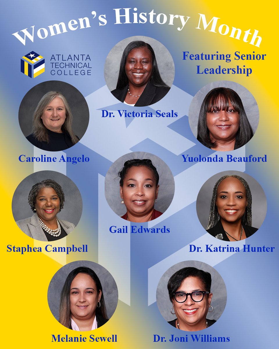 As we close out Women’s History Month, we are proud to recognize the remarkable women leaders who are transforming lives through their visionary leadership at Atlanta Technical College! Together, we rise! 🌟  

#atlantatechnicalcollege #WomensHistoryMonth #WomenInLeadership