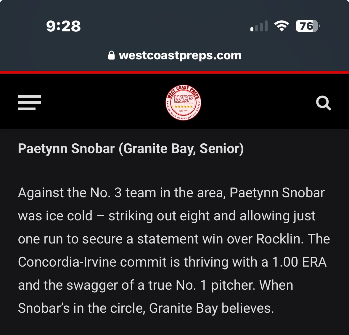 Paetynn Snobar 2025 (@paetynn2025) on Twitter photo Thank you <a href="/WCPSacramento/">West Coast Preps Sacramento</a> for honoring me with this recognition! Being named as one of 5 Studs, with these girls, is humbling. I couldn’t do it without the rest of my team! <a href="/FCLeles18Gold/">Firecrackers Leles 18 Gold</a> <a href="/cuisoftball/">CUI Softball</a> <a href="/CrystalRosenth1/">Crystal Rosenthal</a> <a href="/roseimbriano/">roseimbriano</a> Thank you <a href="/WCPSacramento/">West Coast Preps Sacramento</a> for honoring me with this recognition! Being named as one of 5 Studs, with these girls, is humbling. I couldn’t do it without the rest of my team! <a href="/FCLeles18Gold/">Firecrackers Leles 18 Gold</a> <a href="/cuisoftball/">CUI Softball</a> <a href="/CrystalRosenth1/">Crystal Rosenthal</a> <a href="/roseimbriano/">roseimbriano</a>