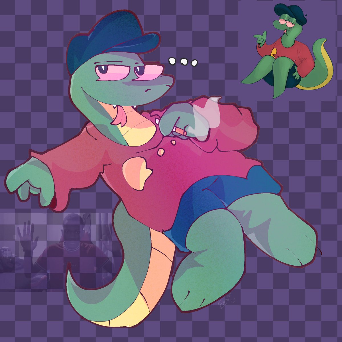 eevylution's tweet photo. hey @bendyjw i drew ur snake https://t.co/Faks8LeyAi