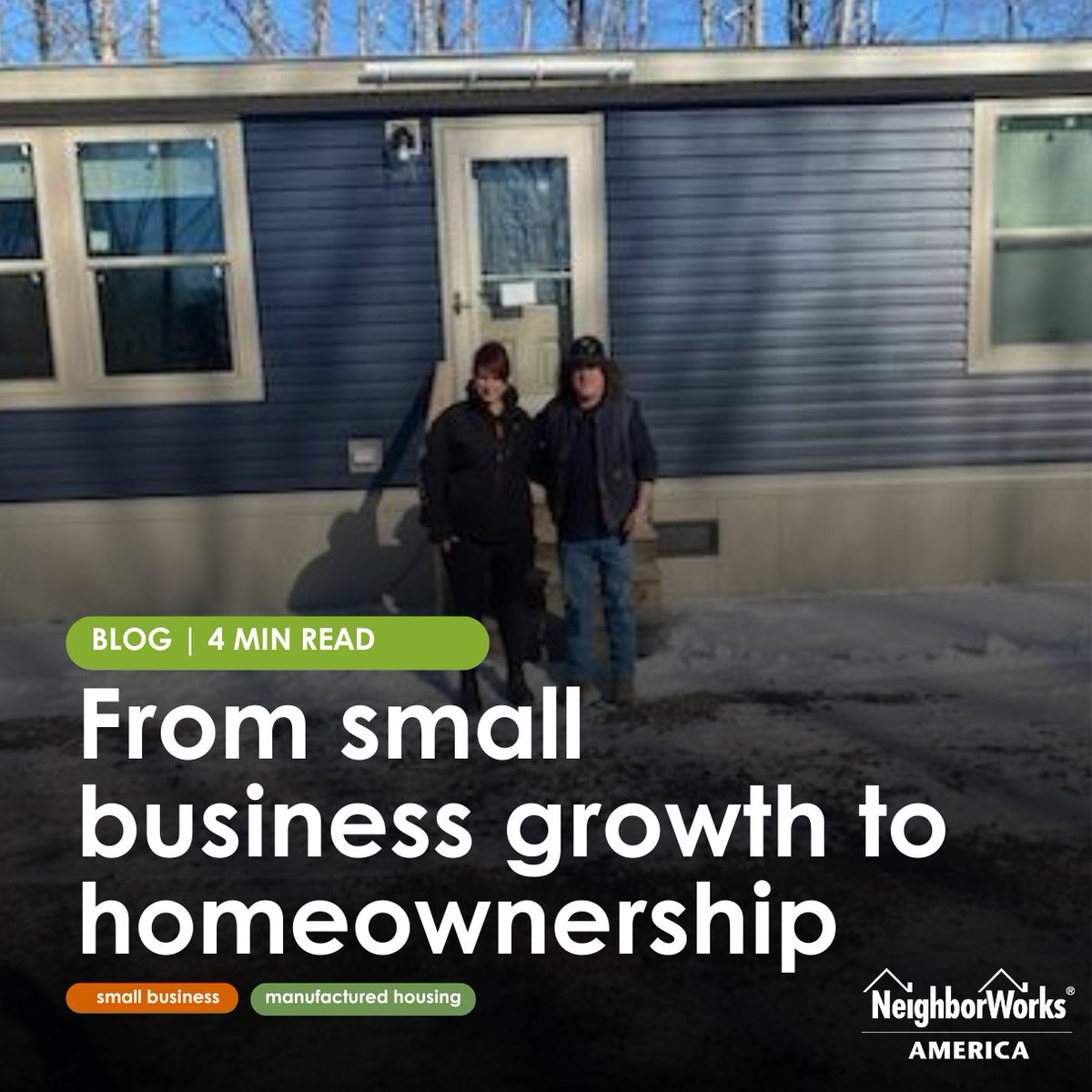 Greg, a self-employed business owner, turned his dream of homeownership into reality with support from a NeighborWorks network organization and a manufactured housing program. His story shows what’s possible. Read more: hubs.li/Q03f76nj0 #ManufacturedHousing #Homeownership
