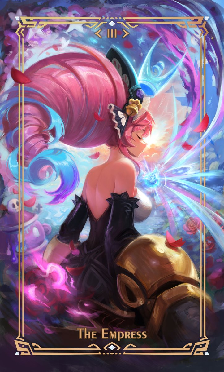 seerDraws's tweet image. One of the two cards I drew for the amazing Dragalia Tarot project! The Empress #UnboundTarot #DragaliaLost #ドラガリ