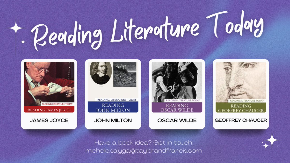 💫Have you seen this series?! Offers accessible and comprehensive introductions for the classroom, approaching these canonical authors for the first time: routledge.com/Reading-Litera…