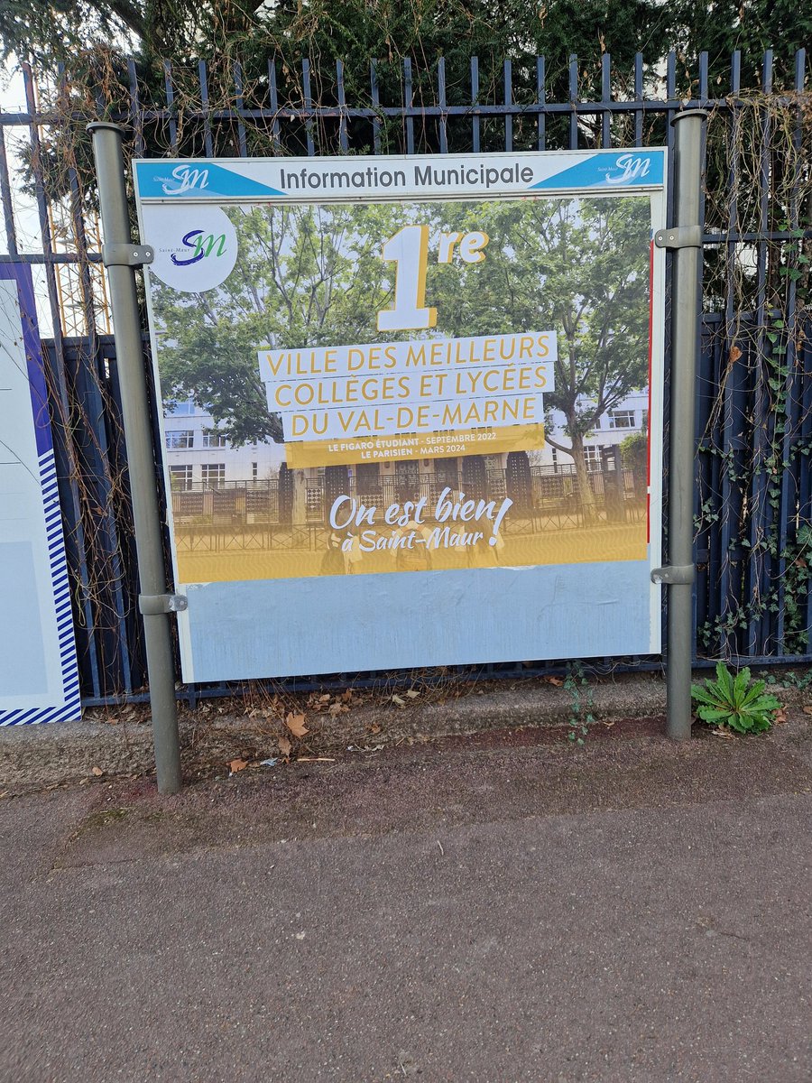 Une belle campagne de promotion de la qualité de vie à Saint-Maur et de la réussite de nos élèves !  On est bien à <a href="/VilleSaintMaur/">Ville de Saint-Maur</a> ! <a href="/AcCreteil/">Académie de Créteil</a>