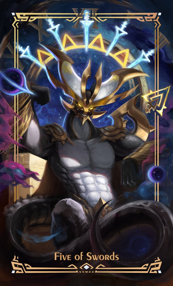 seerDraws's tweet image. One of the two cards I drew for the amazing Dragalia Tarot project! #UnboundTarot #DragaliaLost #ドラガリ