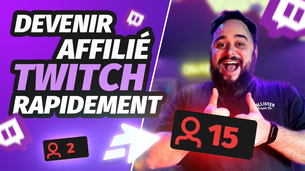 💜 Comment devenir rapidement affilié sur Twitch ?

Découvre la vidéo du Boulet Liégeois sur nous ! 🎥

Un énorme merci à lui pour sa gentillesse et son soutien à notre projet ! 🫶

Regarde la vidéo🔽
youtube.com/watch?v=0qeOVa…