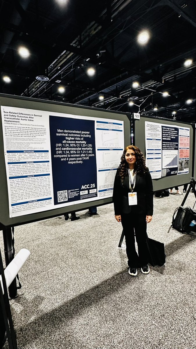 MaryamTahe2023's tweet image. unforgettable experience!As someone passionate about #cardiology,connecting with brilliant mentors,scientists,and peers was truly inspiring.
Excited to have presented 4 abstracts and engaged in insightful discussions.Grateful for the knowledge, connections,and motivation gained!