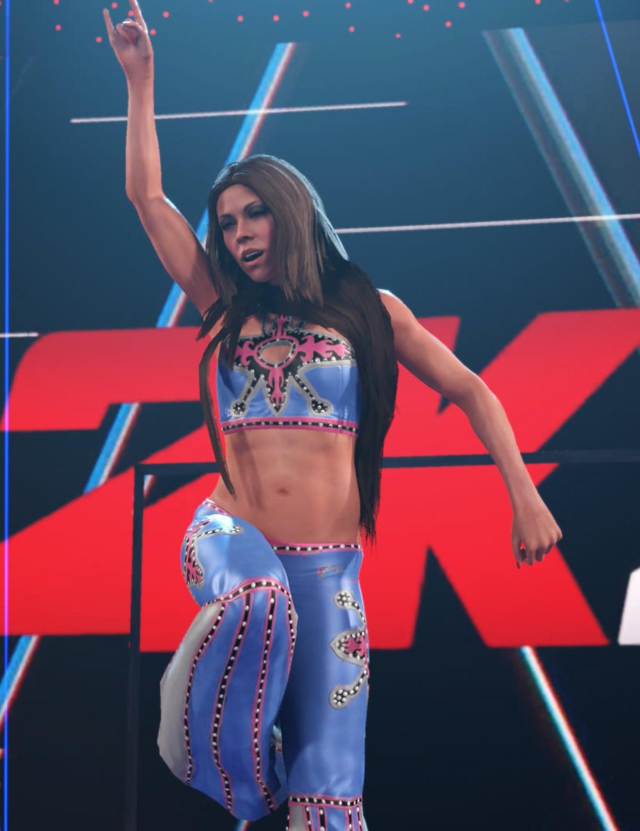 Gaymerman87's tweet image. My versions of #mickiejames and #torrieWilson are both uploaded to #wwe2k25 community creation. Thanks for all the kind words and support from you all☺️ #PS5Share #wwegames