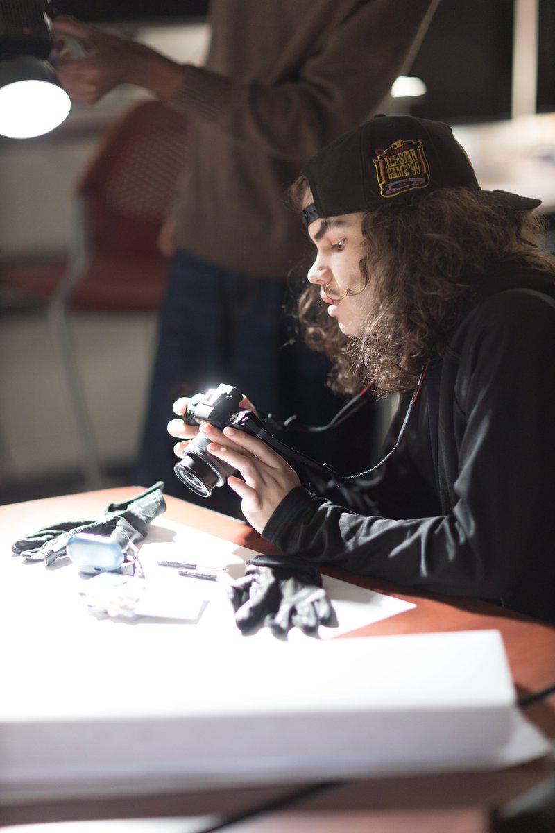 Rookies in Arts AV are working on product photography and marketing for an Everyday Carry Project.  <a href="/NewTechCoppell/">New Tech High @ Coppell</a>