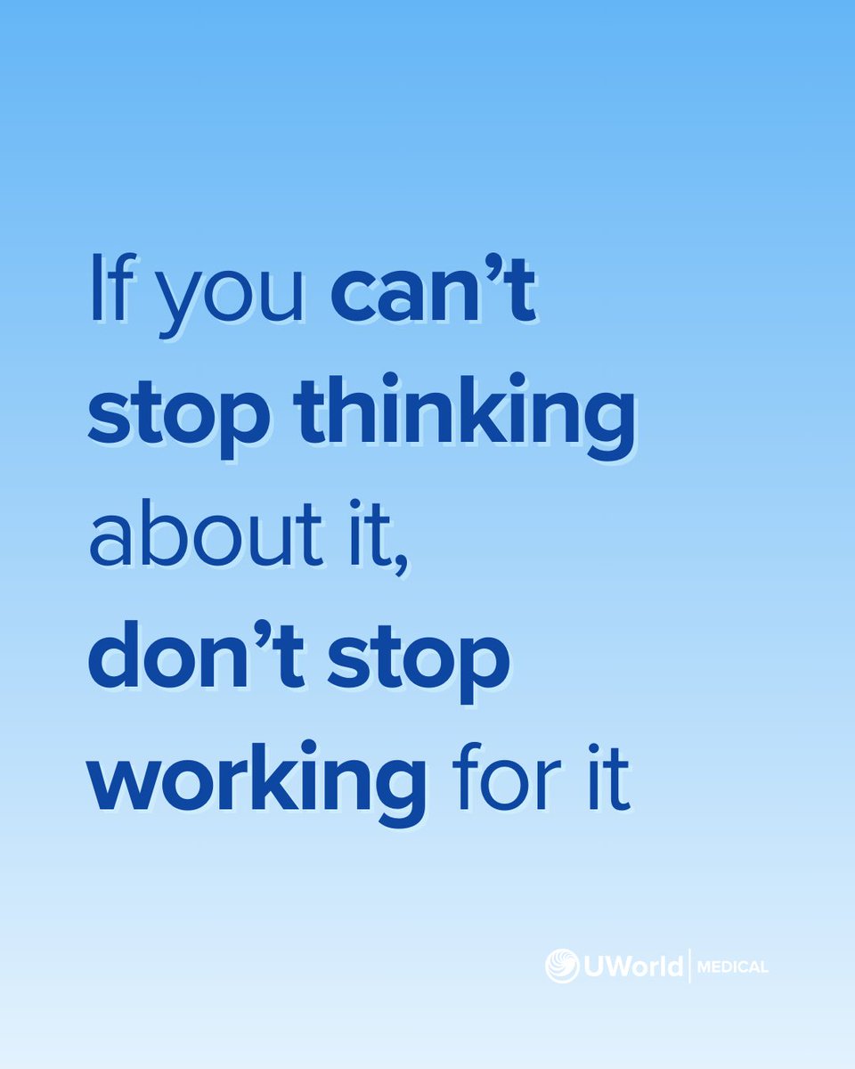 Happy Monday! Who is working towards their goals today?? ✋ ✋ 
.
.
.
#motavtionmonday #uworldmedical #inspiration #focus #motivation