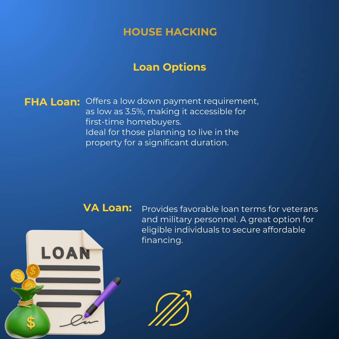 BoldStreetAI's tweet photo. House hacking made easier with FHA and VA loans. 💡 Affordable options for first-time buyers and veterans to secure a property and build wealth. Ready to make your move? 🏡

 #RealEstateTips #househacking #PropertyInvestment https://t.co/zrruJEBWc2