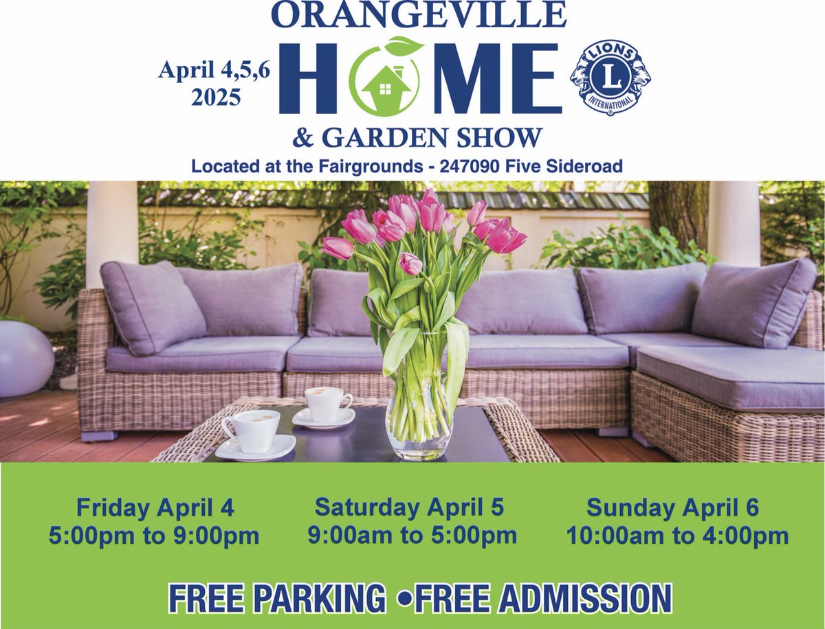 📅 Mark your calendars! 📅

The Orangeville Home and Garden Show is happening THIS WEEKEND, and we’re so excited to be there! 🎉 
#OrangevilleHomeAndGardenShow #SeeYouThere #FunAtTheShow