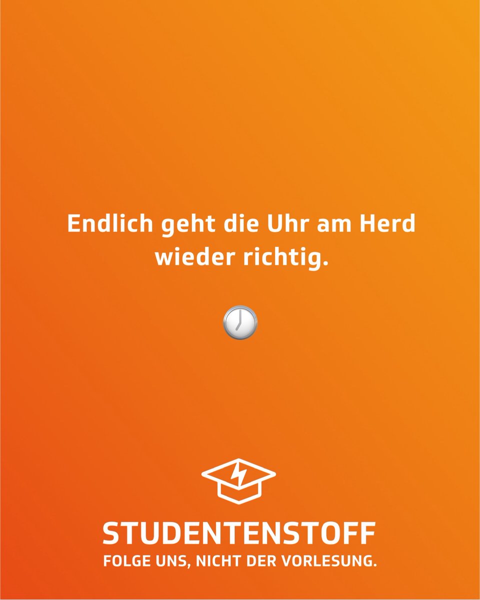 Studentenstoff1's tweet photo. Bei wem auch?😂🕖

#studentenstoff #studentenleben #studentenprobleme #semesterferien #hausarbeit #lernen #jodel #jodeldeutschland #jodelapp #semesterstart #unistart #vorlesung #lustigesprüche #witzigesprüche https://t.co/T7yhQEtj7C