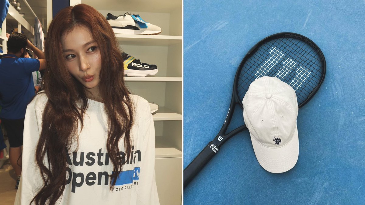 Oh? Just casually pulling up to the Australian Open and somehow making a merch pick-up look like a whole fashion moment? Love that for me. Honestly, didn’t expect to be this obsessed with a sweatshirt, but here we are.