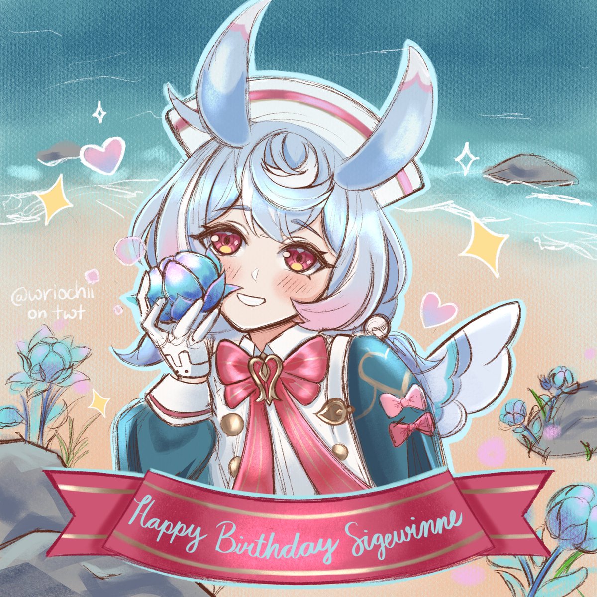 Happy Birthday #Sigewinne!! 🩷🩵