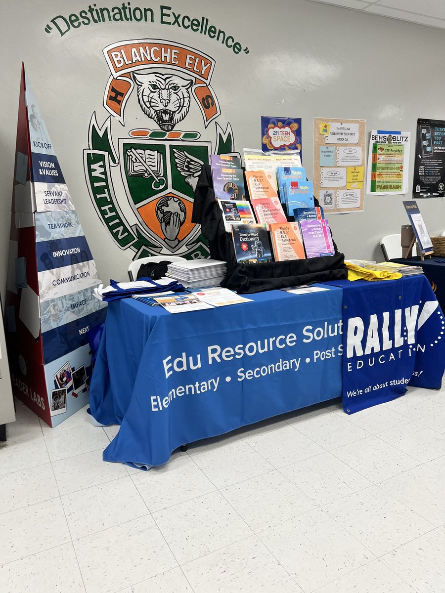Pleased to support <a href="/BABSEBroward/">Broward-ABSE</a> - excellent educators making a difference! Thx to <a href="/blanche_ely/">Blanche Ely HS</a> for hosting!