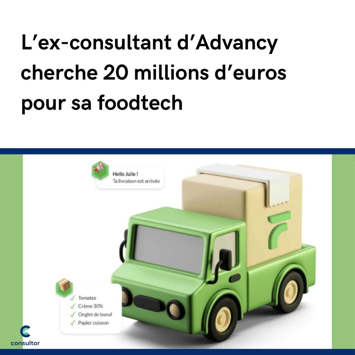 🍲 [FOODTECH] FoodFlow, start-up cofondée par Pierre Colson, ex-consultant d’Advancy, vise 20 M€ de levée de fonds d’ici fin 2025.

➡️ consultor.fr/articles/lex-c…