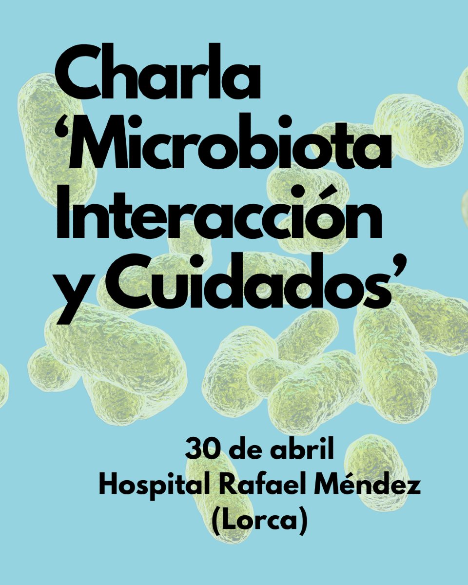 El Hospital Rafael Méndez de Lorca acoge el próximo 30 de abril la charla 'Microbiota Interacción y Cuidados'. Esta charla acercará a los profesionales de enfermería los avances sobre la microbiota humana y su relevancia en los cuidados de salud. Más info:
enfermeriademurcia.org/curso/charla-m…