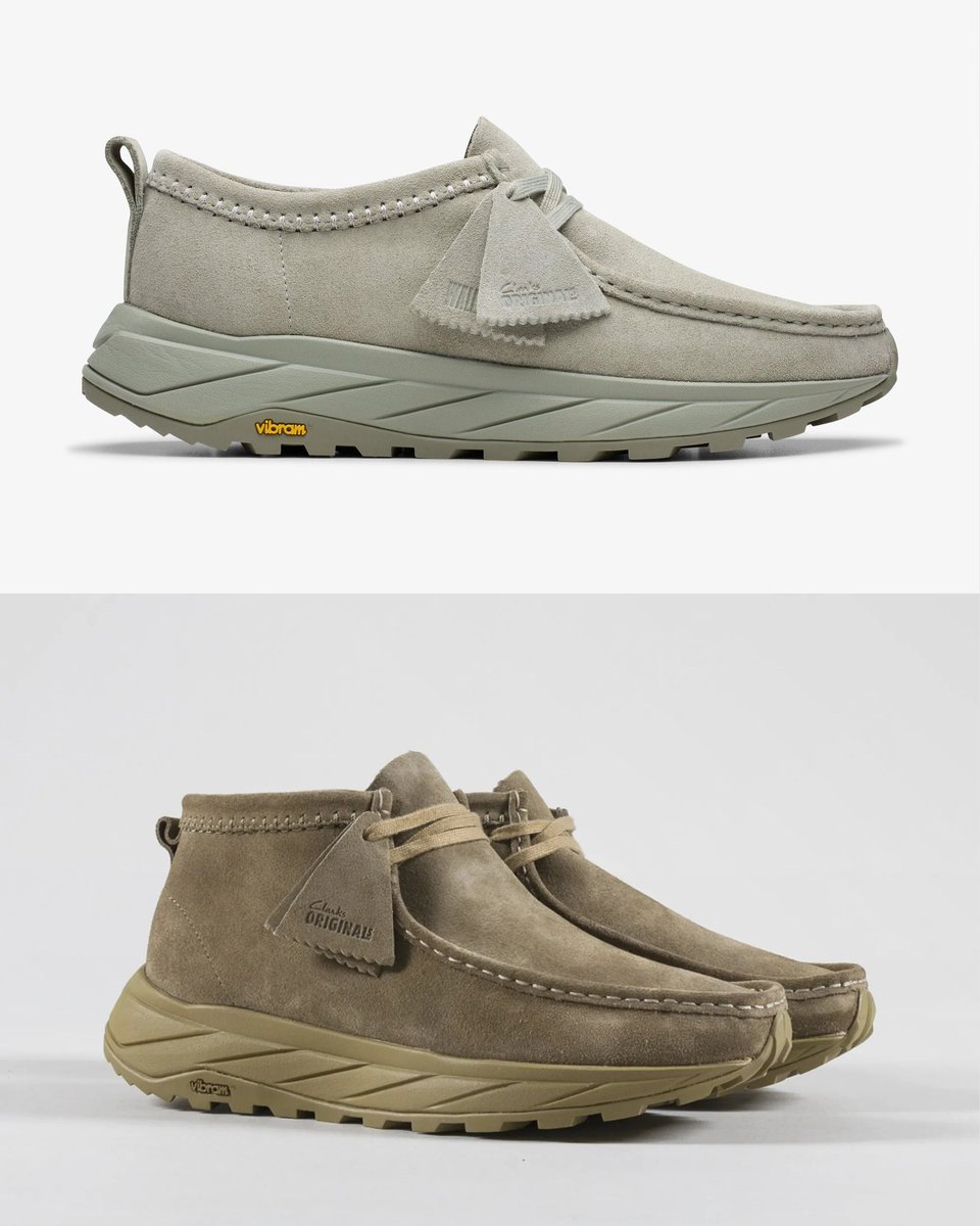 StreetFashion01's tweet image. Clarks Wallabee with a Vibram sole is CRAZY