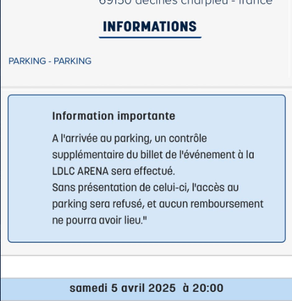GONES BILLETTERIE NEWS tweet media