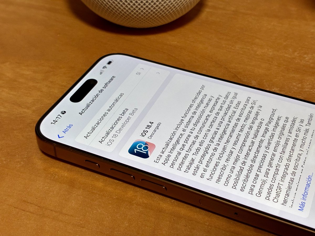 Apple ACABA DE LANZAR iOS 18.4

Esta versión REINVENTA enel iPhone

Te cuento TODAS sus novedades