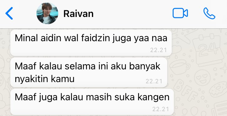 leechannaa's tweet photo. Percakapan orang putus sebelum lebaran

; a haechan few tweets au
by leechannaa https://t.co/CAHZ6qtM2y