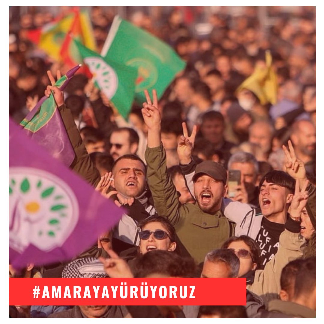 Bi Civaka Demokratîk Re Ber Bi Azadiyê Ve Dimeşin! 

Bangawaziya me ji ciwanan ra: Werin di 1ê Nîsanê da em ji Amedê bimeşin warê rojê Amarayê! 

#AmarayaYürüyoruz