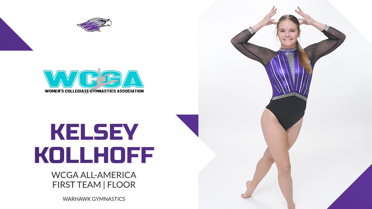 Congratulations to Kelsey Kollhoff -- a 2025 First Team All-American from the WCGA on the floor! Kollhoff had a regular season NQS of 9.775, the best in the West division!