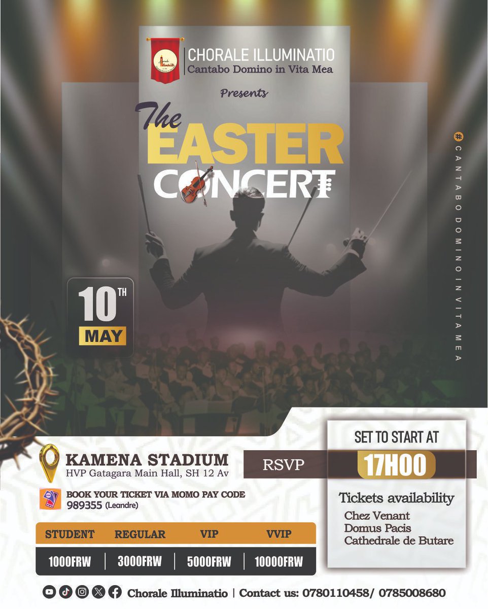Concert already in the corner!

Melodies of hope, songs of celebration, and whole lots of vibes in 'THE EASTER CONCERT 2025'

Book your ticket now and enjoy with us!