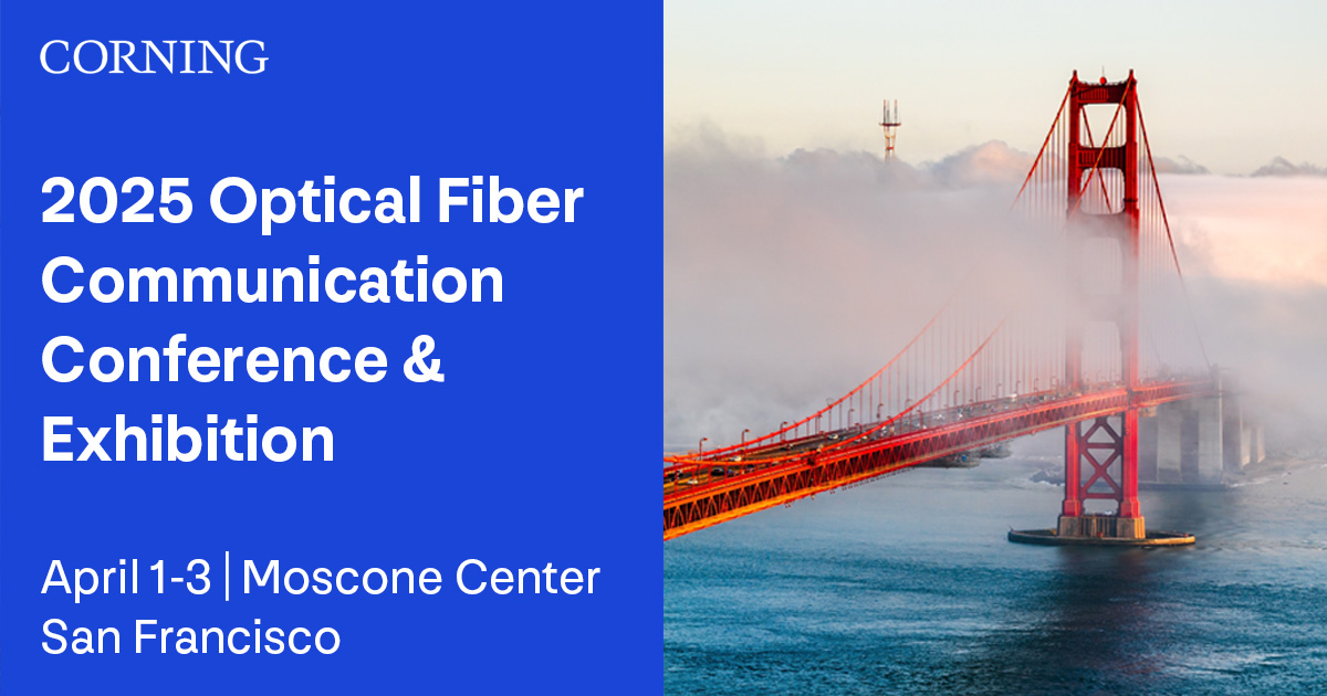 Corning OpComm (@corningopcomm) on Twitter photo Corning will showcase new solutions to enable scalability and density for #AI networks at the 2025 <a href="/ofcconference/">OFC Conference</a>. Learn about the cutting-edge fiber optic technology that's shaping our future in booth 1643. Read about our end-to-end showcase below. ms.spr.ly/6015qWmUJ Corning will showcase new solutions to enable scalability and density for #AI networks at the 2025 <a href="/ofcconference/">OFC Conference</a>. Learn about the cutting-edge fiber optic technology that's shaping our future in booth 1643. Read about our end-to-end showcase below. ms.spr.ly/6015qWmUJ